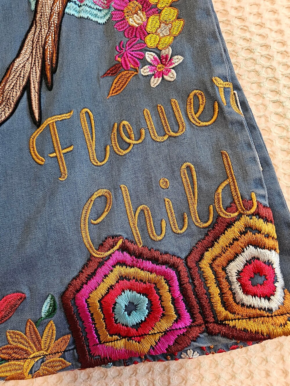 Spell & The Gypsy Collective Flower Child Stretch Denim Flares – New With Tags - Picture 15 of 15